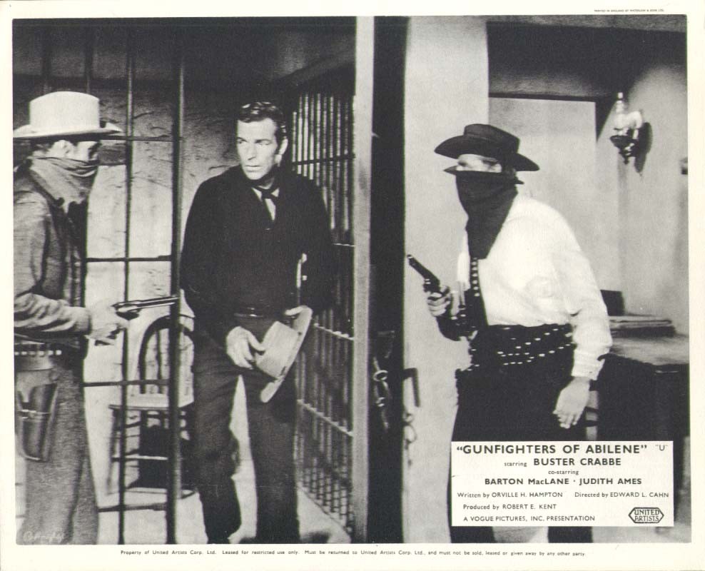 Buster Crabbe Gunfighters of Abilene 1960 8x10 #1