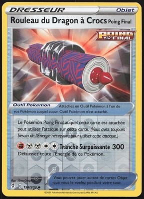 Pokemon Karte Crocs Drachenrolle 158/203 Reverse Himmlische Evolution DE