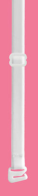WHITE BRA STRAPS   10mm !!!! - RECOMMENDED  !!! ( RB33)