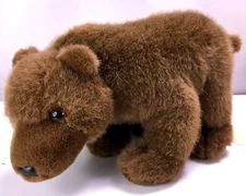 SC Johnson Wax Brown Bear Plush Soft Toy Stuffed 12" Animal 