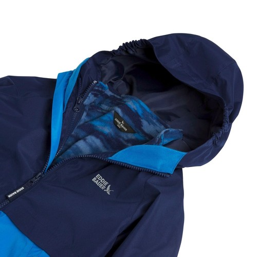 Eddie Bauer Youth 3-In-1 Jacket, Blue, L 14/16 - Picture 6 of 8