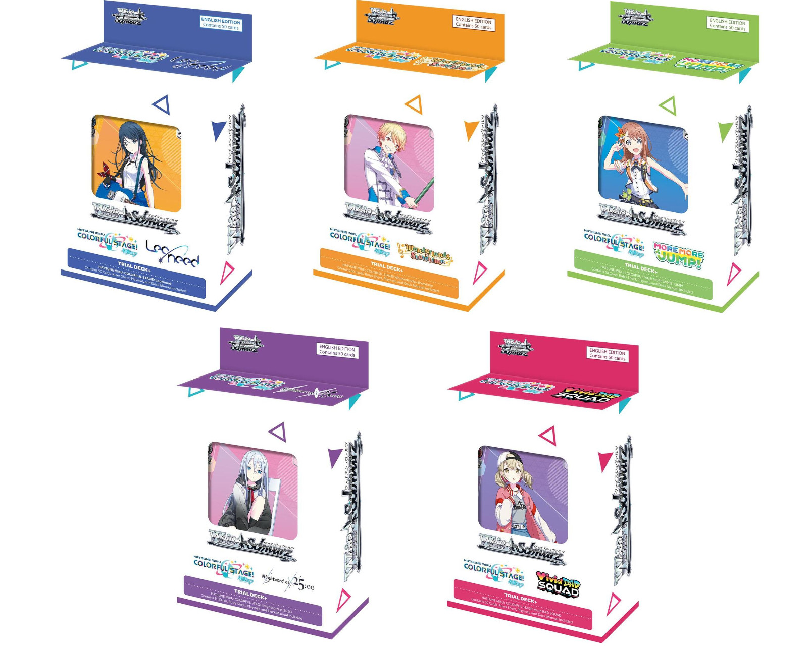Weiss Schwarz: Hatsune Miku COLORFUL STAGE! (English) -Set of 5- Trial Deck