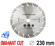 Diamanttrennscheibe Diamantscheibe Laser CUT Trennscheibe Ø 230 mm / G00223