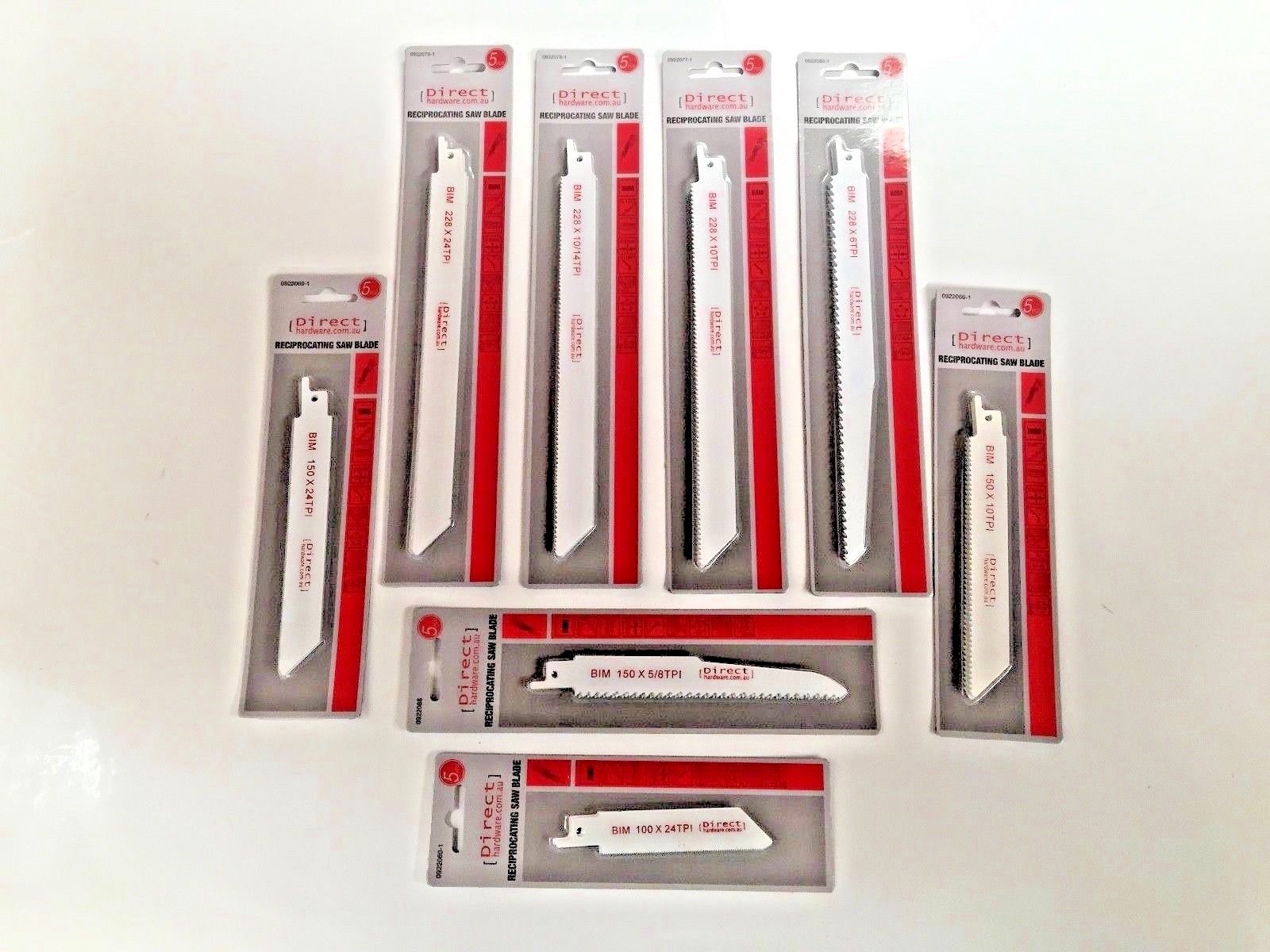 BULK Reciprocating Saw Blades Various Lengths & TPI Suit Milwaukee