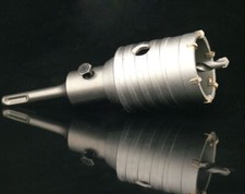 50mm TCT TUNGSTEN CORE DRILL + PILOT  BIT + SDS ARBOR SHANK