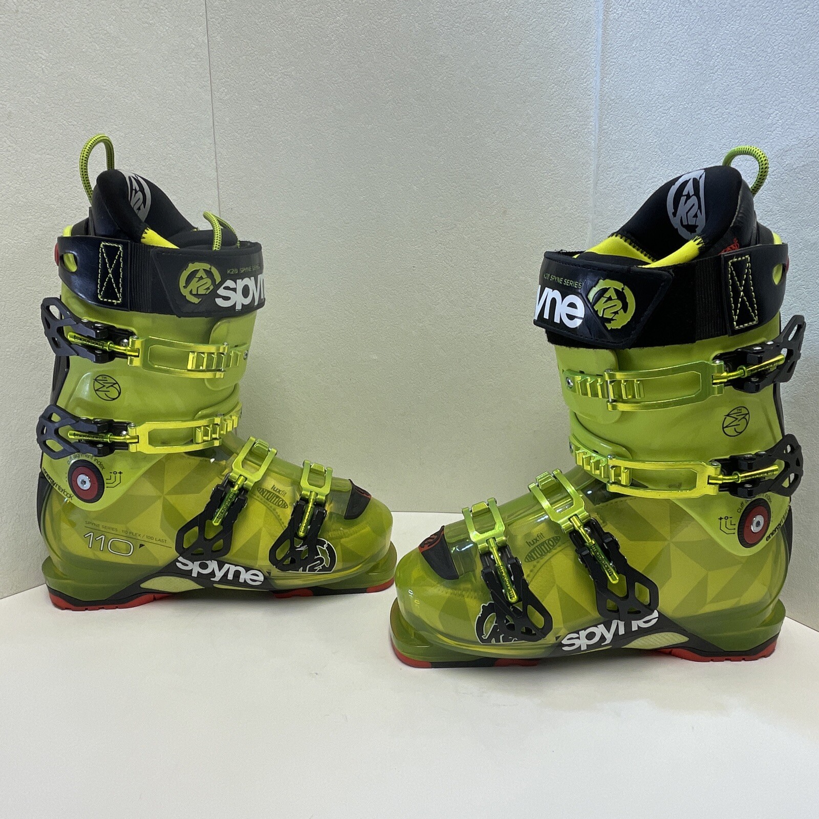 SALOMON Stivali da sci K2 SPYNE Series 110 Flex HV 102 taglia 25 25 5 verde neon