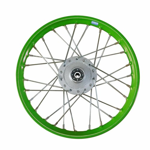 Paire de roues 12/14 RIDE IT ROUGE axe 15 mm de dirt bike / pit bike