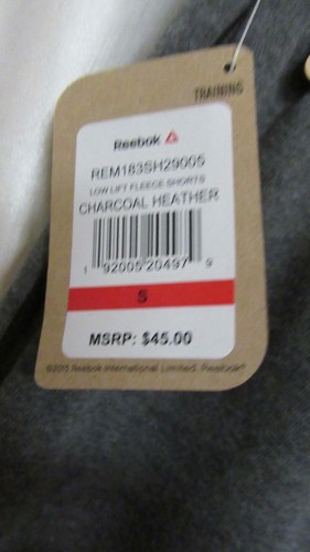 BOY`S REEBOK FLEECE SHORTS SIZE SMALL (8 ) SLIM FIT ELASTIC WAIST POCKETS - Picture 10 of 12