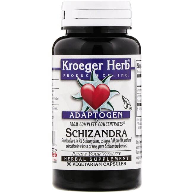 Kroeger Herb Schizandra 90 растительных капсул