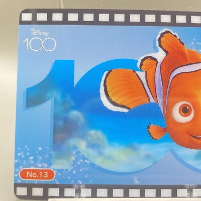 Finding Nemo No.13 Disney 100 Trading Clear Card Japanese