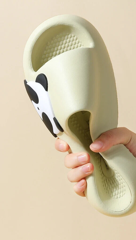 PANTOFOLA D’ORO Carine pantofole da donna stampa Panda pantofole da bagno antiscivolo leggere cuscino