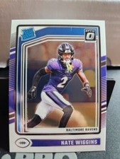 2024 Donruss Optic Nate Wiggins #281 Rated Rookie Baltimore Ravens
