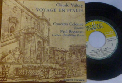 PAUL BONNEAU / CLAUDE VALERY  voyage en Italie    / DUCRETET-THOMSON