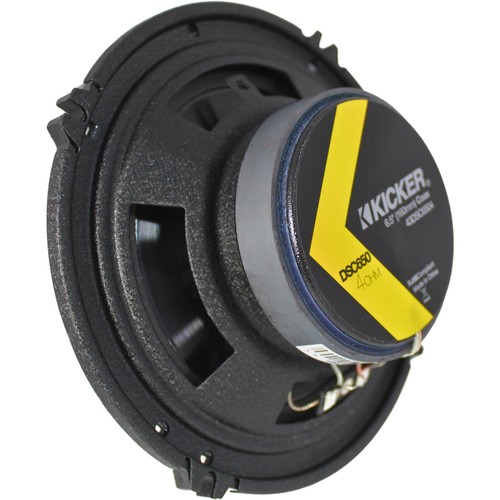 Kicker DS Series 6.5" 60W RMS 4-Ohm 2-Way Coaxial Full Range Speakers /43DSC6504 - Picture 7 of 9