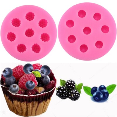 [JB] 2PCS 3D Fondant Cake Soap Mold Chocolate Candle Mold Decoration Tool