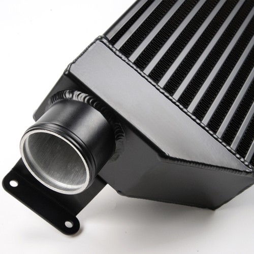 Fit For Volkswagen Golf R GTI MK7 Upgrade Twin Intercooler + Hose Kit Black - Picture 11 of 12