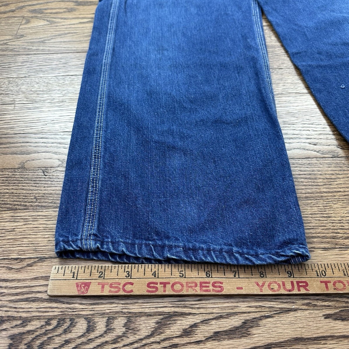 Vintage 60s Big Mac Overall Bibs Denim Union Made Sanforized Men's