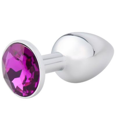 LED Analplug Buttplug Stainless Steel Jewel Butt Plug Anal Foxtail Furry  RGB US