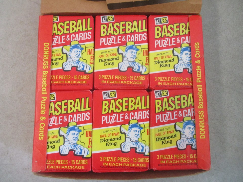 VINTAGE 1982 DONRUSS BASEBALL CARDS 36 SEALED PACKS IN RETAIL BOX eBay
