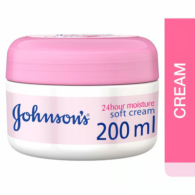 Johnsons 24 Hour Moisture Soft Cream For Moisturization & Nourishment 200ml