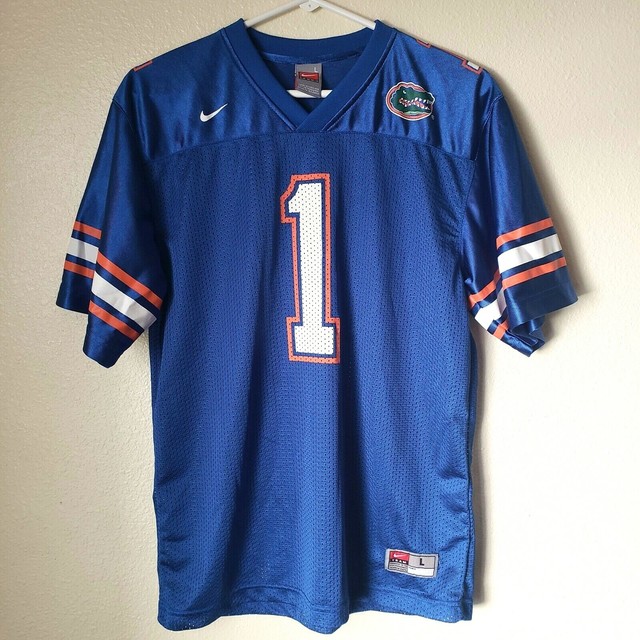 NIKE Florida Gator Youth L Football Jersey Blue 1 Mesh Team UF EUC Unisex Kids eBay