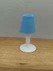 Vintage 1990s Barbie Doll House Lamp Accessory Blue Lamp For Barbie