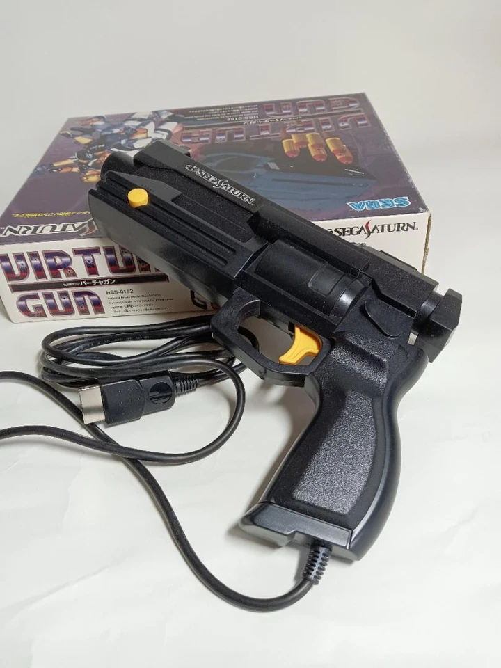 Sega Saturn Virtua Gun HSS-0152 Controller Boxed Tested CRT TV Only Japan - Image 4 of 4