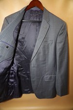  285 Ted Baker 'Jay' Check Blazer Jacket Size 40 R