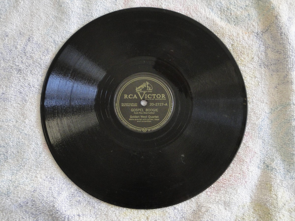 1947 Golden West Quartet - RCA VICTOR 78 RPM 10