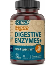 Deva Vegan Digestive Enzymes and Herbs, 90 vcaps