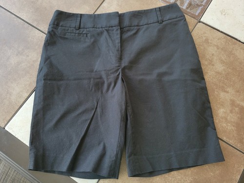ANN TAYLOR LOFT Sz 6 Julie Black Shorts 