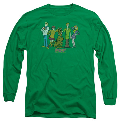 SCOOBY DOO SCOOBY GANG Licensed Men's Long Sleeve Graphic Tee Shirt SM-3XL 