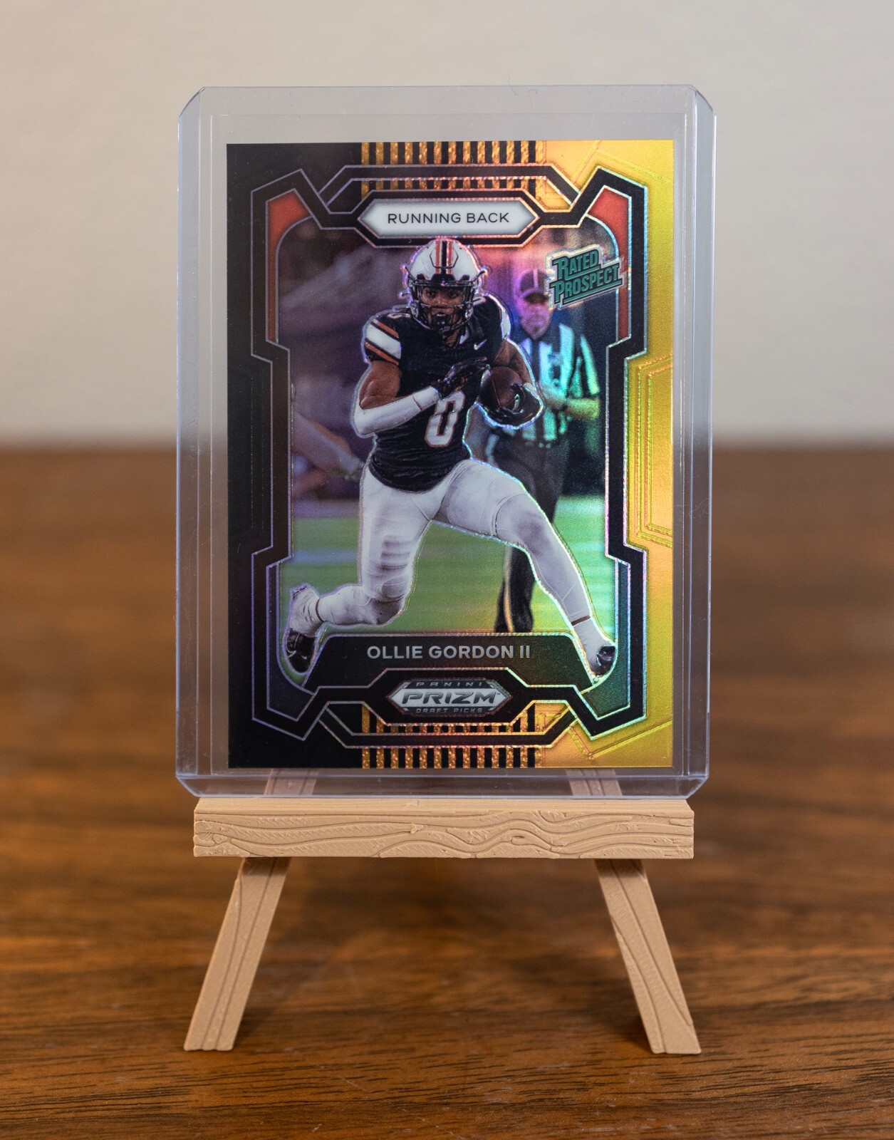 2024 Prizm Draft Picks - Ollie Gordon II - Black Gold 5/5 Rated Prospect