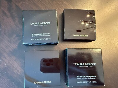 Set of 2: Laura Mercier ~ Blush Color Infusion PEACH  0.2 oz / 6 g