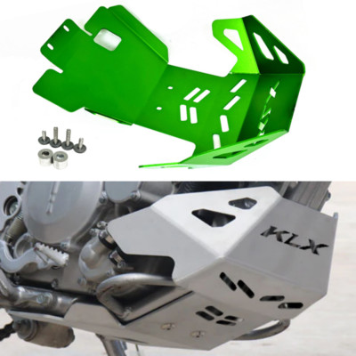 For KAWASAKI D-TRACKER X 93-2020 D-TRACKER 1993-07 Green Skid Plate Engine Guard