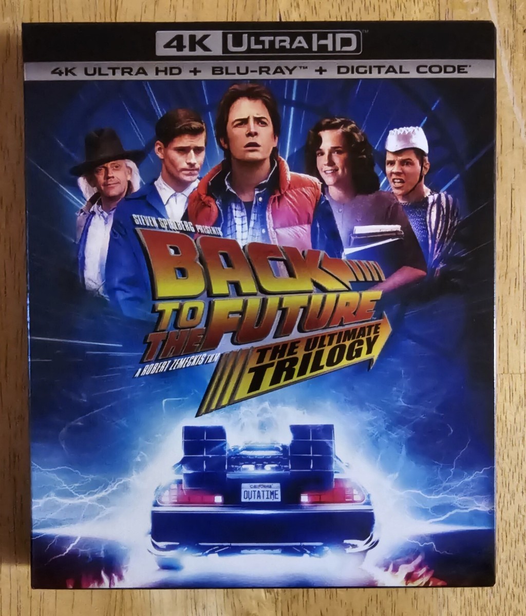 Back to the Future Trilogy 4K UHD Blu-Ray Box Set EXCELLENT 