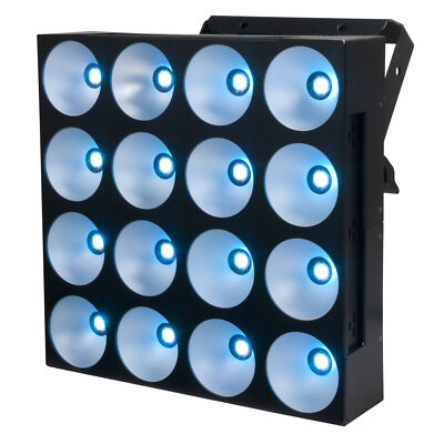 (2) American DJ DOTZ MATRIX 4 x 4 COB RGB LED DMX Pixel Map Wash/Blinder Lights