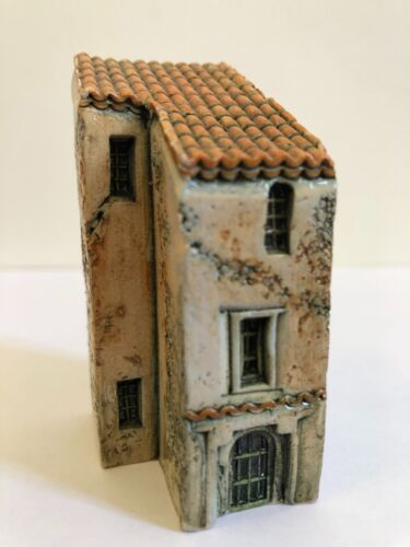 MINIATURE DOMINIQUE GAULT CERAMIC J CARLTON BUILDING PROVENCE VILLAGE ART HOUSE - Picture 2 of 6