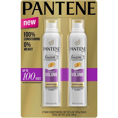 Pantene Pro-V Reine Volumen Schaum Haarspülung (177 Ml 2er Pack