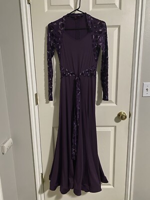 Purple Velvet Polkadot Dress (with Rhinestones) | eBay