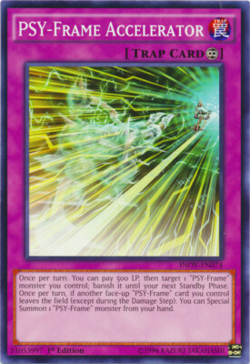 PSY-Frame Accelerator - INOV-EN074 - Common - 1st Edition x3 - Lightly Played