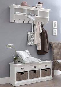 Mantis White Painted Wicker Storage Units Shoe Cabinet Cupboard Wall Shelf Ebay