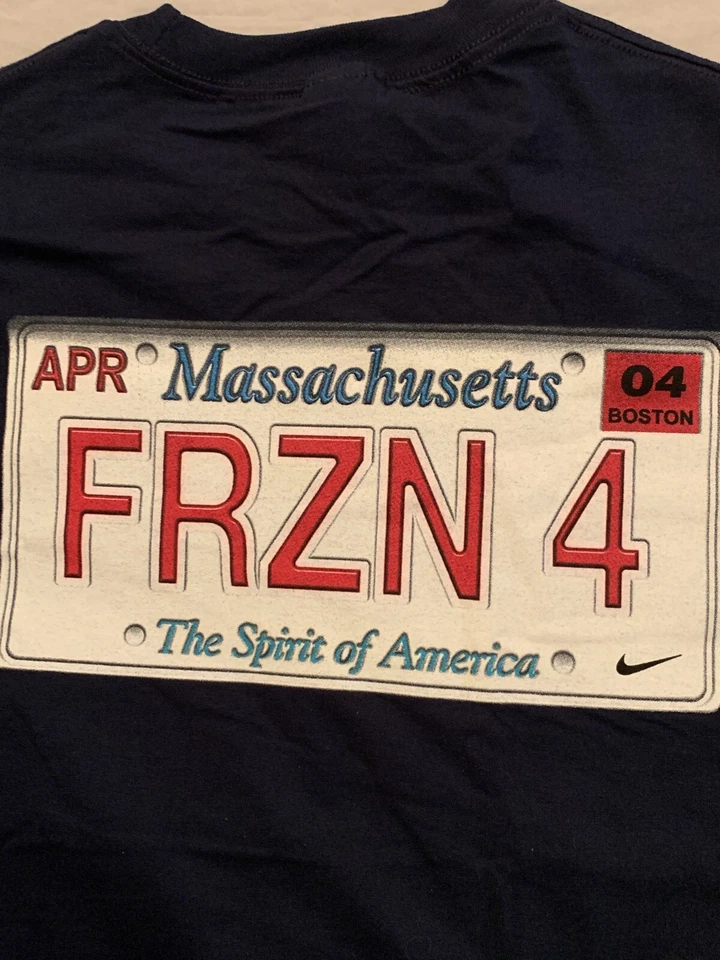 2004 NCAA Men’s Frozen Four Boston Nike Shirt Large Vintage NWOT Double Sided - Image 3 of 4