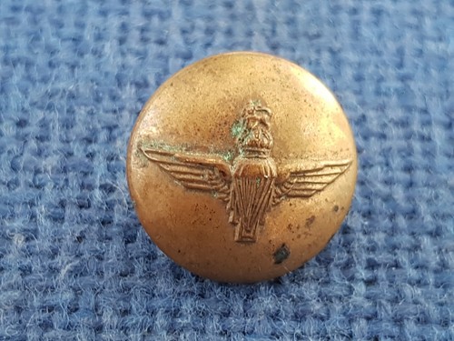 Really nice condition complete military copper alloy button, uncleaned. L246