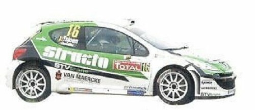 Miniature Peugeot 206 WRC – Gronholm, Rallye Finlande 2001 – IXO 1/43 RAM036