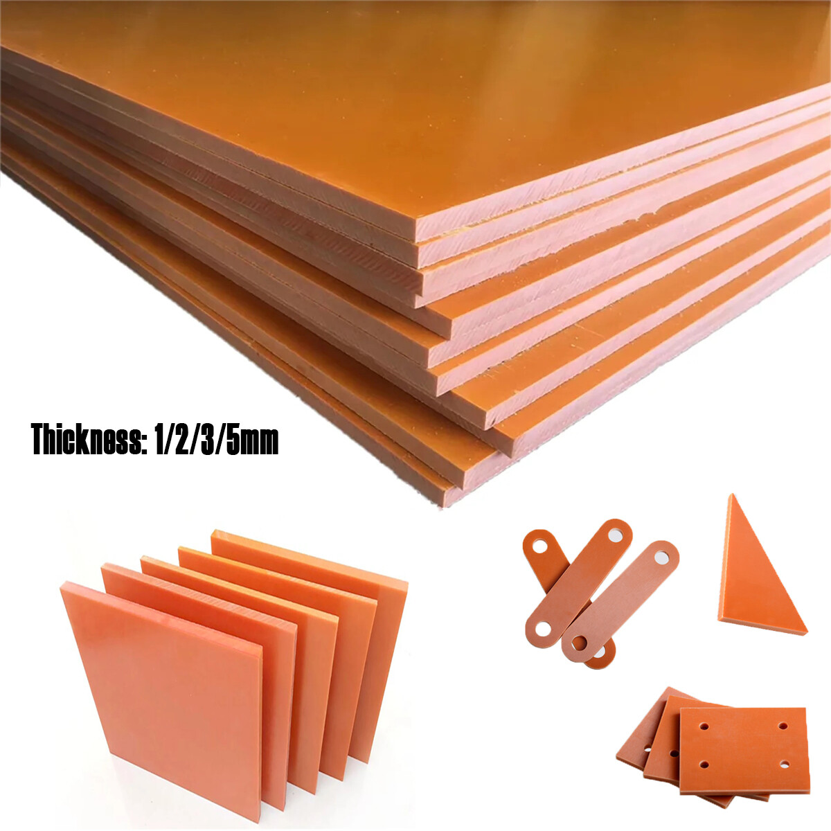 Produktbild von Sourcing Map Kupferblech-Rolle, 3500 Mm X 150 Mm X 0,3 Mm, 99,9 % Reines Kupferband, Blinkende Metallfolienplatte Für Elektrizitäts-DIY-Projekte