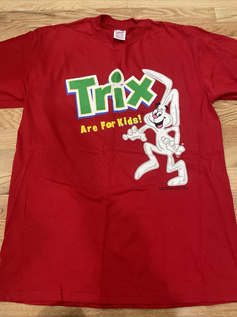 Vintage 90's Trix Cereal Promo T-shirt Size L | eBay