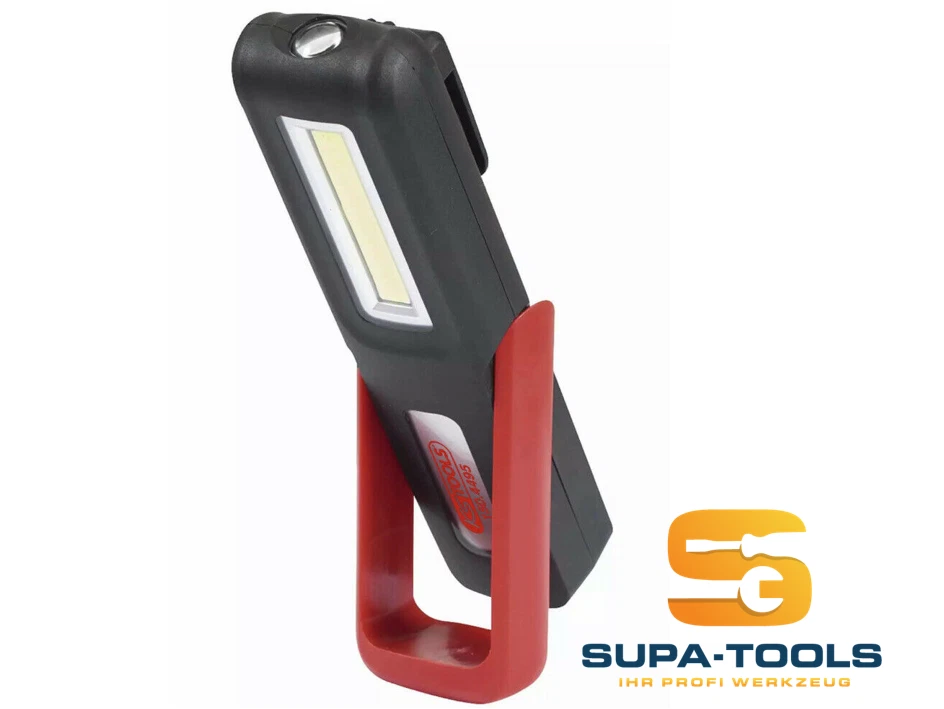 KS-TOOLS Akku Werkstatt-Handlampe knickbar LED Leuchte, Taschenlampe, Stablampe - Bild 2 von 3