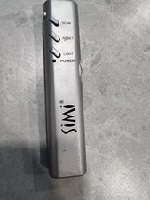 Simi Electronic FM Scan Radio With Light Belt Clip Pager Design Tested Works.