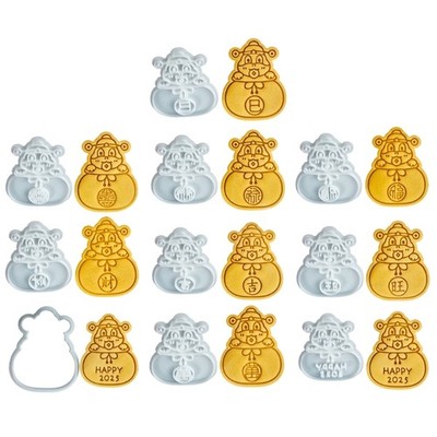 Unique Snake Year Designs Cookie Cutter Biscuits Stamp For Holiday Celebration